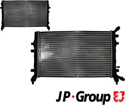 JP Group 1114208000 - Radiators, Motora dzesēšanas sistēma autodraugiem.lv
