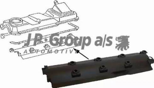 JP Group 1112001400 - Eļļas izšļakstīšanās aizsargs, Kloķvārpsta autodraugiem.lv