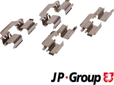 JP Group 1363650510 - Piederumu komplekts, Disku bremžu uzlikas autodraugiem.lv