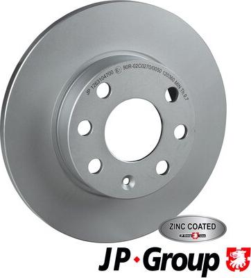 JP Group 1263104700 - Bremžu diski autodraugiem.lv