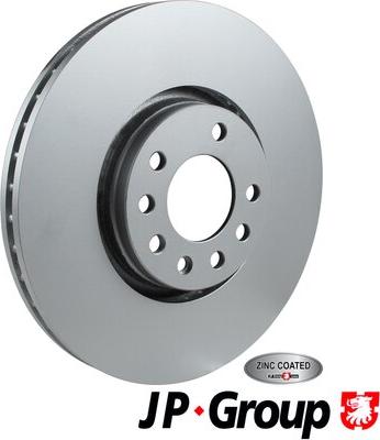 JP Group 1263100500 - Bremžu diski autodraugiem.lv