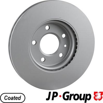 JP Group 1263107500 - Bremžu diski autodraugiem.lv