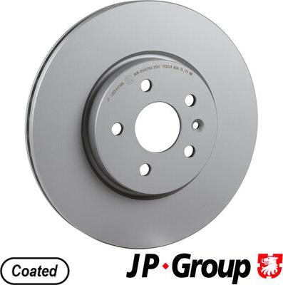 JP Group 1263107100 - Bremžu diski autodraugiem.lv