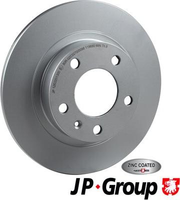 JP Group 1263201300 - Bremžu diski autodraugiem.lv