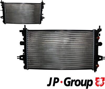 JP Group 1214203200 - Radiators, Motora dzesēšanas sistēma autodraugiem.lv