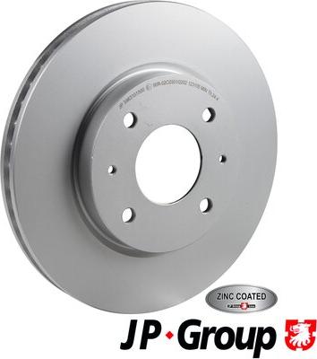 JP Group 3963101500 - Bremžu diski autodraugiem.lv