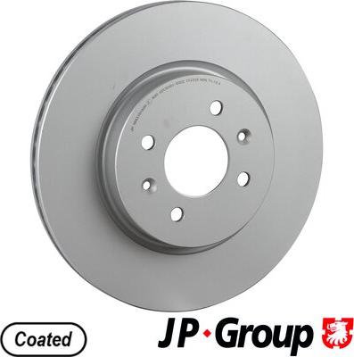 JP Group 3663101600 - Bremžu diski autodraugiem.lv