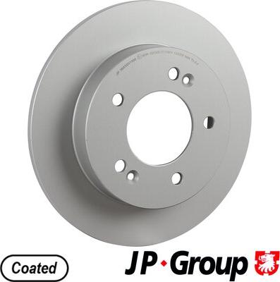 JP Group 3663201000 - Bremžu diski autodraugiem.lv