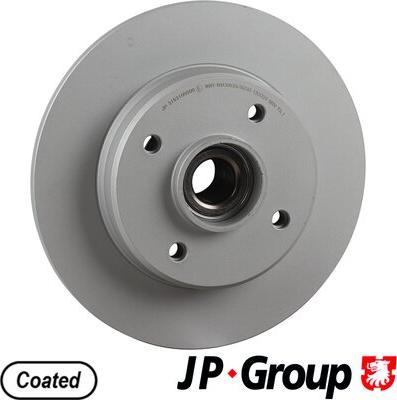 JP Group 3163100500 - Bremžu diski autodraugiem.lv
