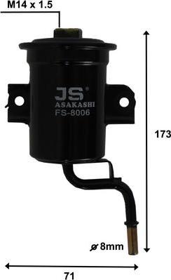 JS Asakashi FS8006 - Degvielas filtrs autodraugiem.lv