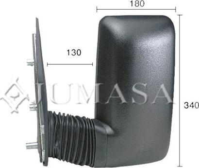 Jumasa 54321695 - Ārējais atpakaļskata spogulis autodraugiem.lv