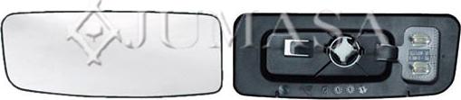 Jumasa 55512055 - Spoguļstikls, Ārējais atpakaļskata spogulis autodraugiem.lv
