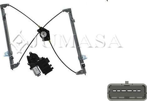 Jumasa ZR CTO69 L C - Stikla pacelšanas mehānisms autodraugiem.lv