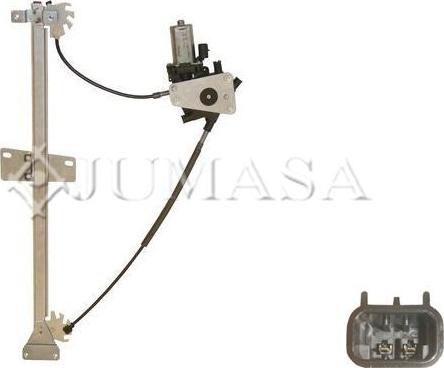 Jumasa ZR ME63 L B - Stikla pacelšanas mehānisms autodraugiem.lv