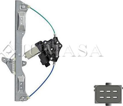 Jumasa ZR OPO93 L C - Stikla pacelšanas mehānisms autodraugiem.lv