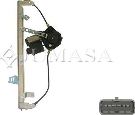 Jumasa ZR RNO85 L C - Stikla pacelšanas mehānisms autodraugiem.lv