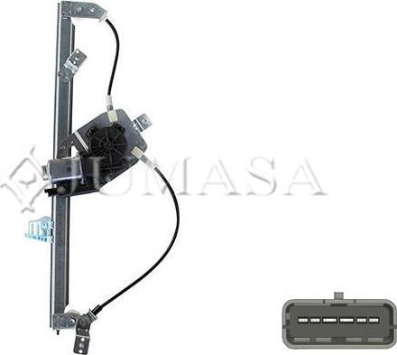 Jumasa ZR RNO83 L C - Stikla pacelšanas mehānisms autodraugiem.lv