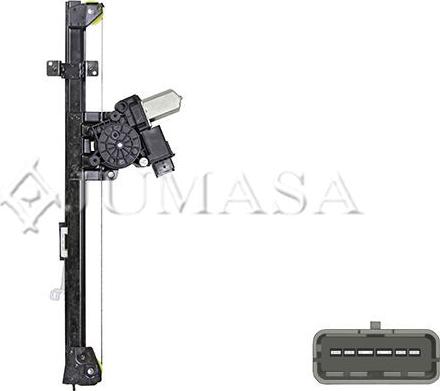 Jumasa ZR ZA131 L - Stikla pacelšanas mehānisms autodraugiem.lv