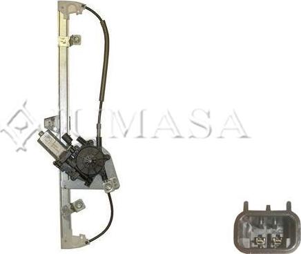 Jumasa ZR ZA129 L - Stikla pacelšanas mehānisms autodraugiem.lv