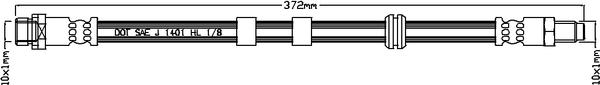 Juratek JBH1066 - Bremžu šļūtene autodraugiem.lv