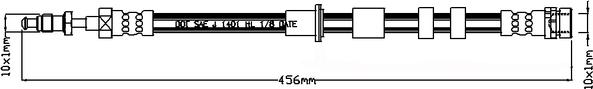 Juratek JBH1253 - Bremžu šļūtene autodraugiem.lv