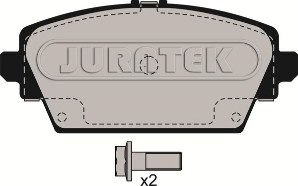 Juratek JCP1580 - Bremžu uzliku kompl., Disku bremzes autodraugiem.lv