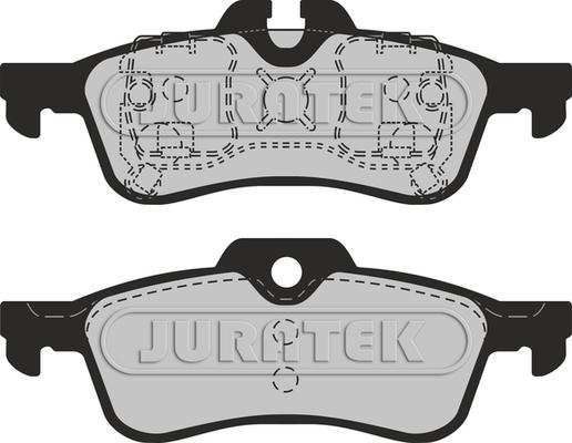 Juratek JCP1676 - Bremžu uzliku kompl., Disku bremzes autodraugiem.lv