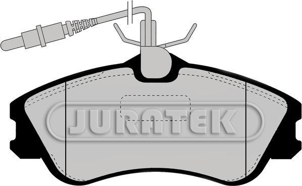 Juratek JCP1112 - Bremžu uzliku kompl., Disku bremzes autodraugiem.lv