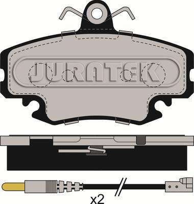 Juratek JCP845 - Bremžu uzliku kompl., Disku bremzes autodraugiem.lv