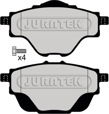 Juratek JCP8065 - Bremžu uzliku kompl., Disku bremzes autodraugiem.lv