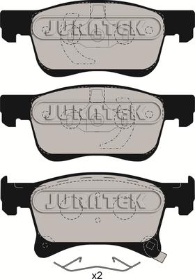 Juratek JCP8060 - Bremžu uzliku kompl., Disku bremzes autodraugiem.lv