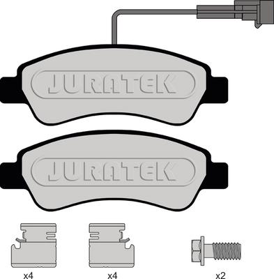 Juratek JCP8150 - Bremžu uzliku kompl., Disku bremzes autodraugiem.lv