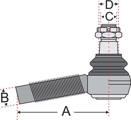 Juratek JSS2135A - Stūres šķērsstiepņa uzgalis autodraugiem.lv