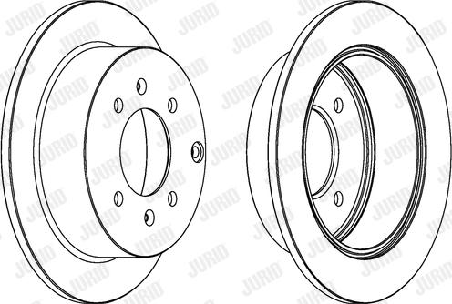 Jurid 563042JC - Bremžu diski autodraugiem.lv