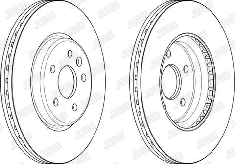 Jurid 563246JC - Bremžu diski autodraugiem.lv