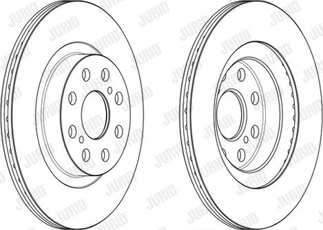Jurid 563222J-1 - Bremžu diski autodraugiem.lv