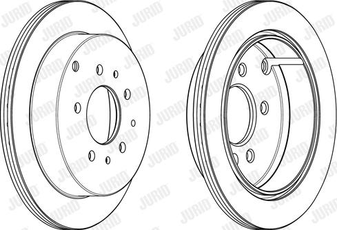 Jurid 562985JC-1 - Bremžu diski autodraugiem.lv