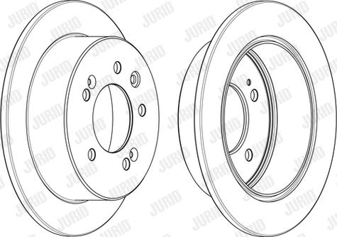 Jurid 562924JC - Bremžu diski autodraugiem.lv