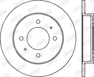 Jurid 562419J-1 - Bremžu diski autodraugiem.lv
