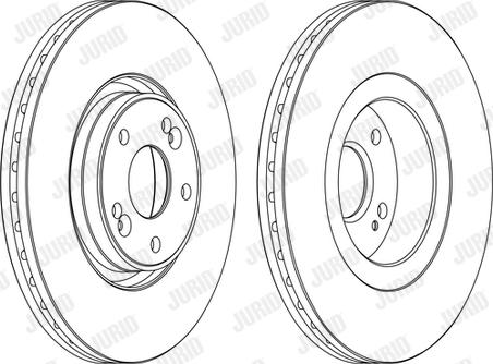 Jurid 562593JC-1 - Bremžu diski autodraugiem.lv