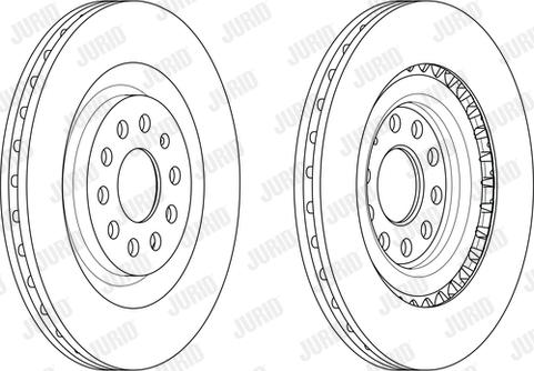 Jurid 562597JC-1 - Bremžu diski autodraugiem.lv