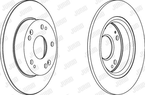 Jurid 562544JC-1 - Bremžu diski autodraugiem.lv