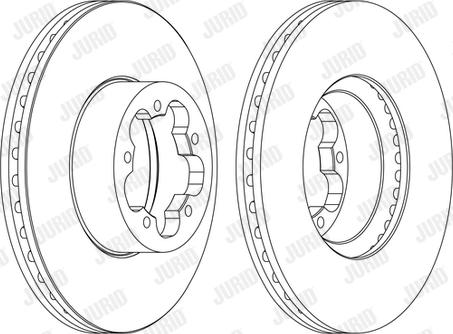 Jurid 562540JC-1 - Bremžu diski autodraugiem.lv