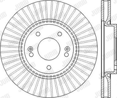 Jurid 562550JC-1 - Bremžu diski autodraugiem.lv