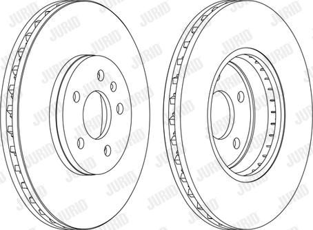 Jurid 562511JC-1 - Bremžu diski autodraugiem.lv