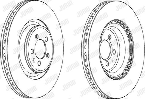 Jurid 562661JC-1 - Bremžu diski autodraugiem.lv