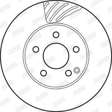 Jurid 562627JC - Bremžu diski autodraugiem.lv