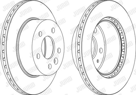 Jurid 562054JC-1 - Bremžu diski autodraugiem.lv