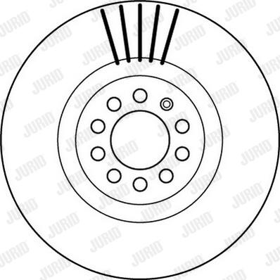 Jurid 562132JC-1 - Bremžu diski autodraugiem.lv