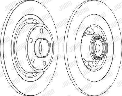 Jurid 562375J-1 - Bremžu diski autodraugiem.lv